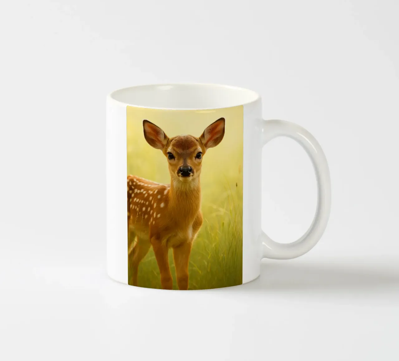 Faccia da cervo tazza in ceramica da kukupuu
