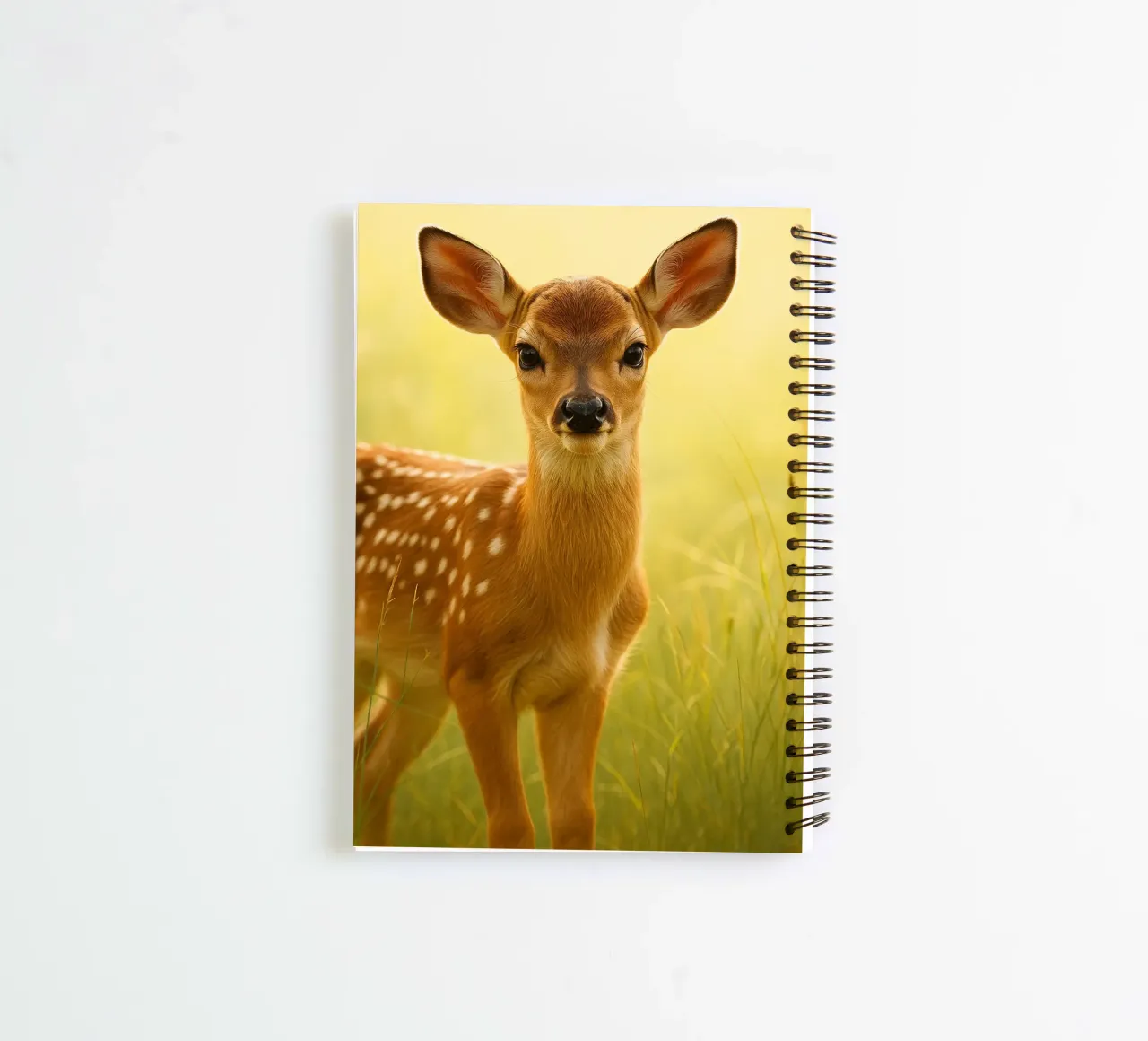 Deer Face spiral notebook by kukupuu