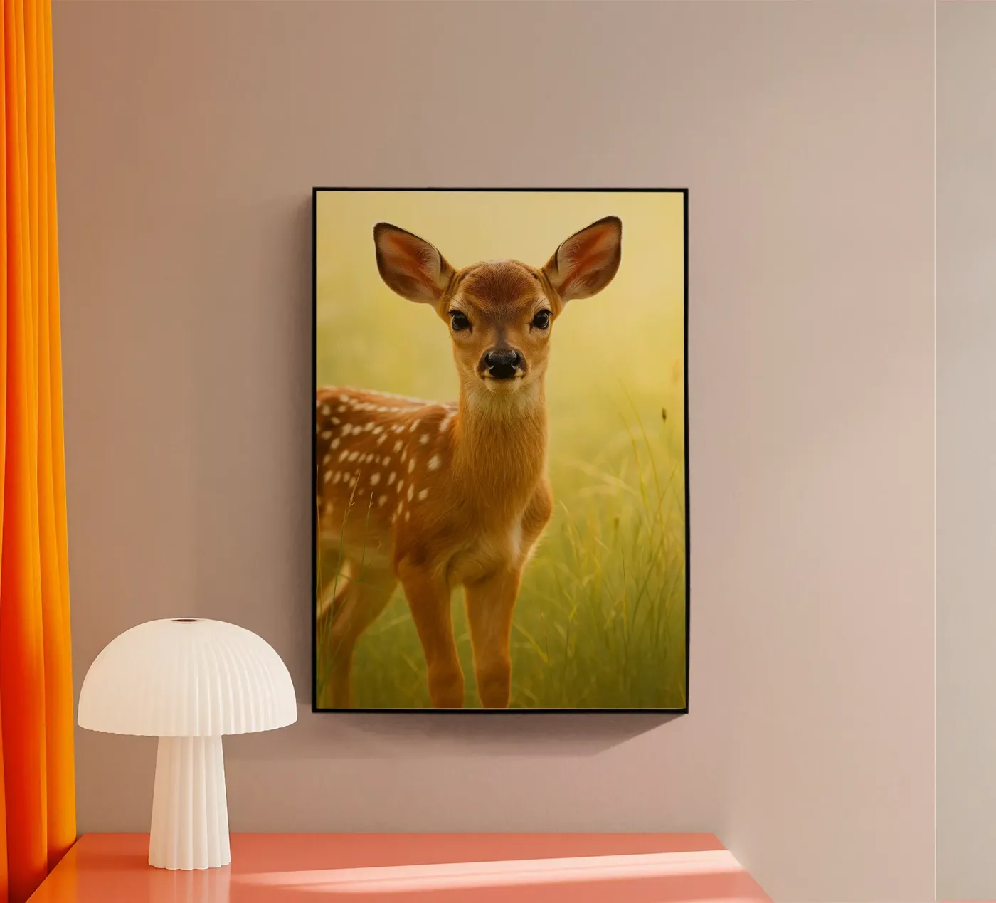 Deer Face Acryl-Glas von kukupuu