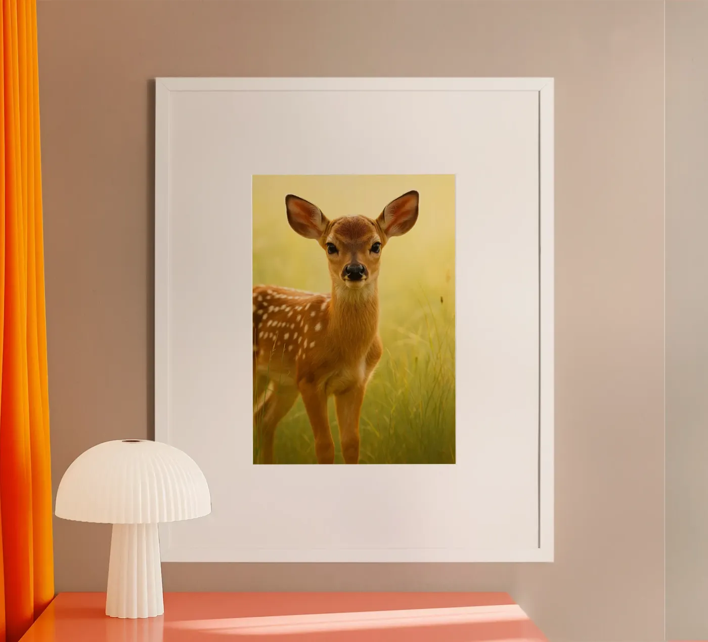 Deer Face poster by kukupuu