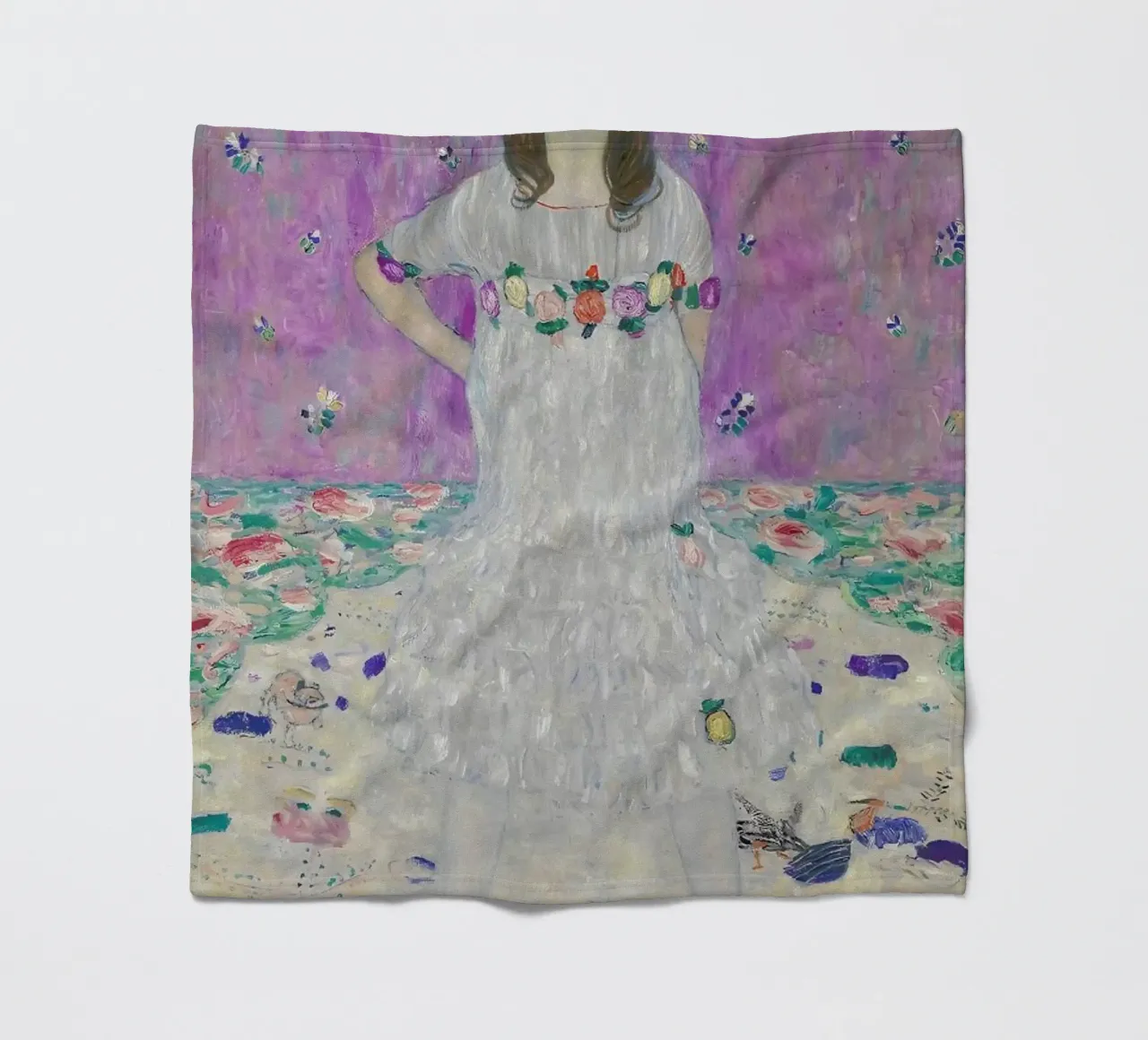 Gustav Klimt - Madam Primavesi coperta in pile da Vintage by JUNIQE