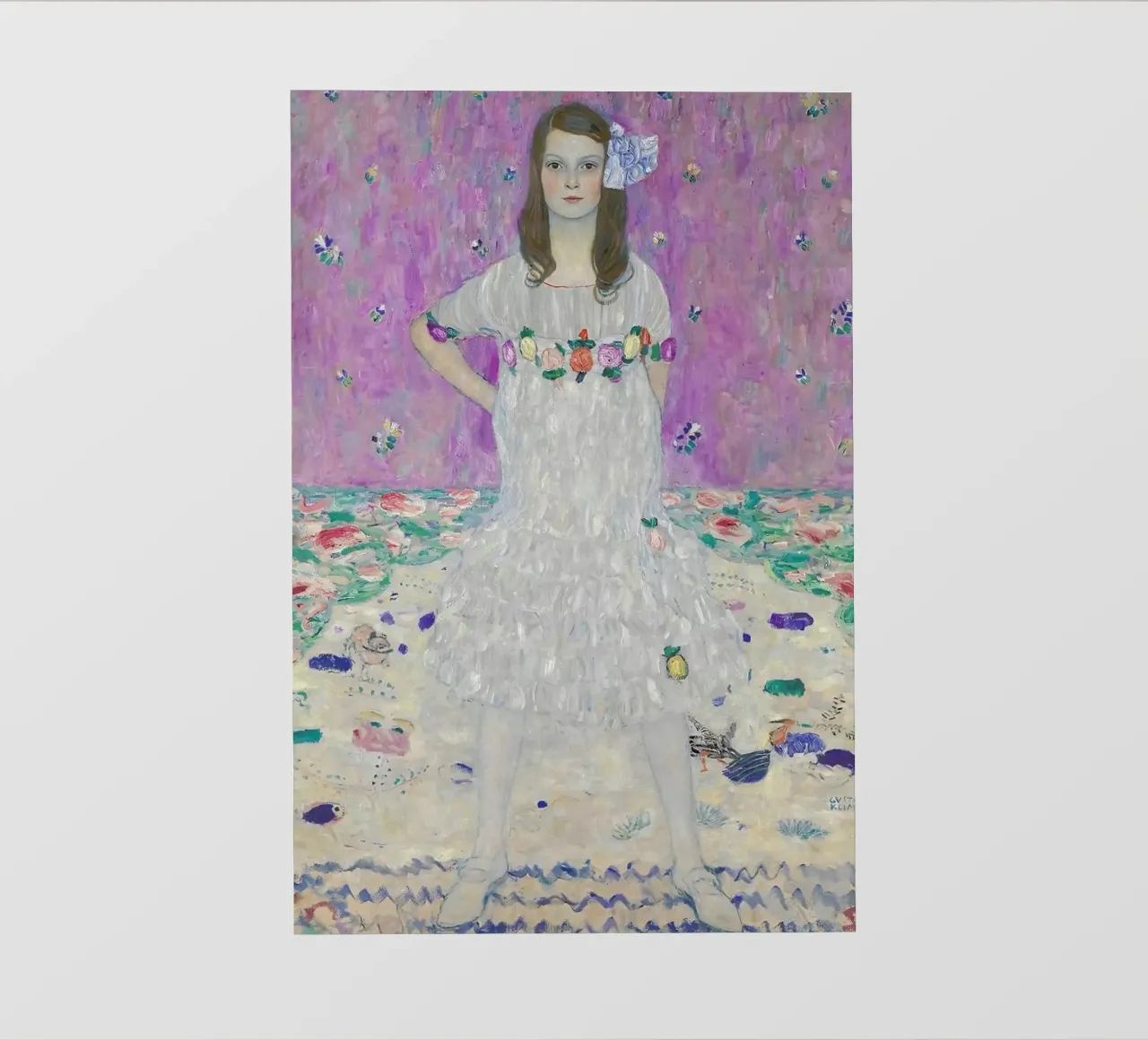 Gustav Klimt - Madam Primavesi pellicola backlit da Vintage by JUNIQE