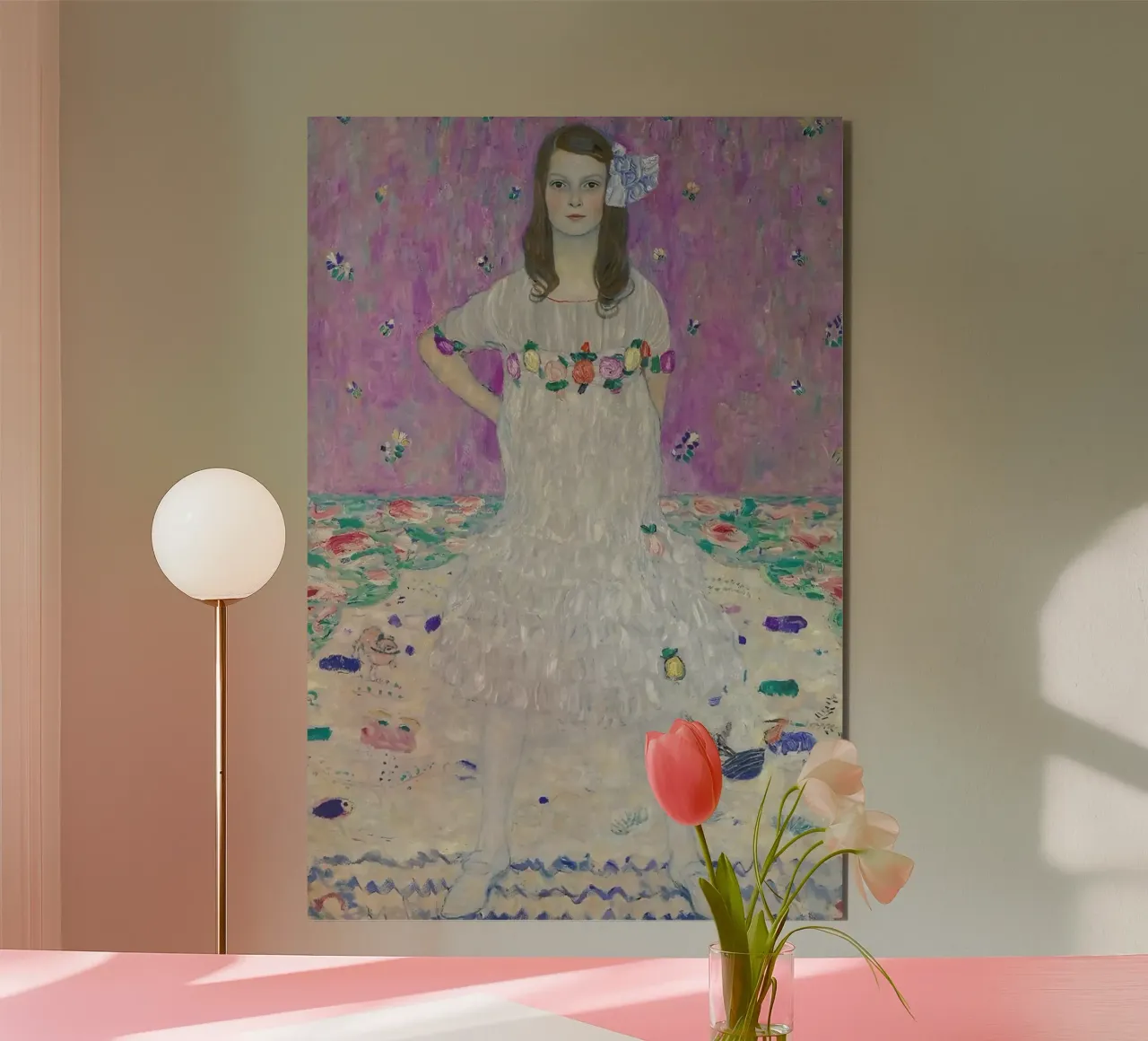 Gustav Klimt - Madam Primavesi alluminio dibond da Vintage by JUNIQE