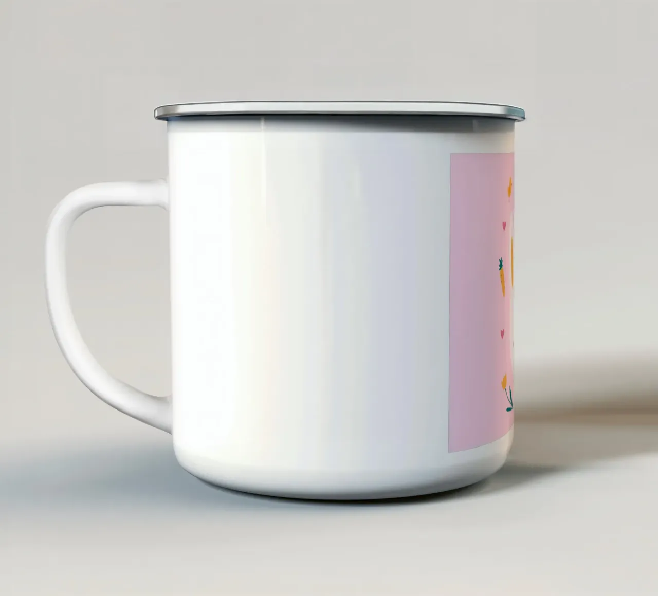 piccolo gattino tazza in smalto da hinity