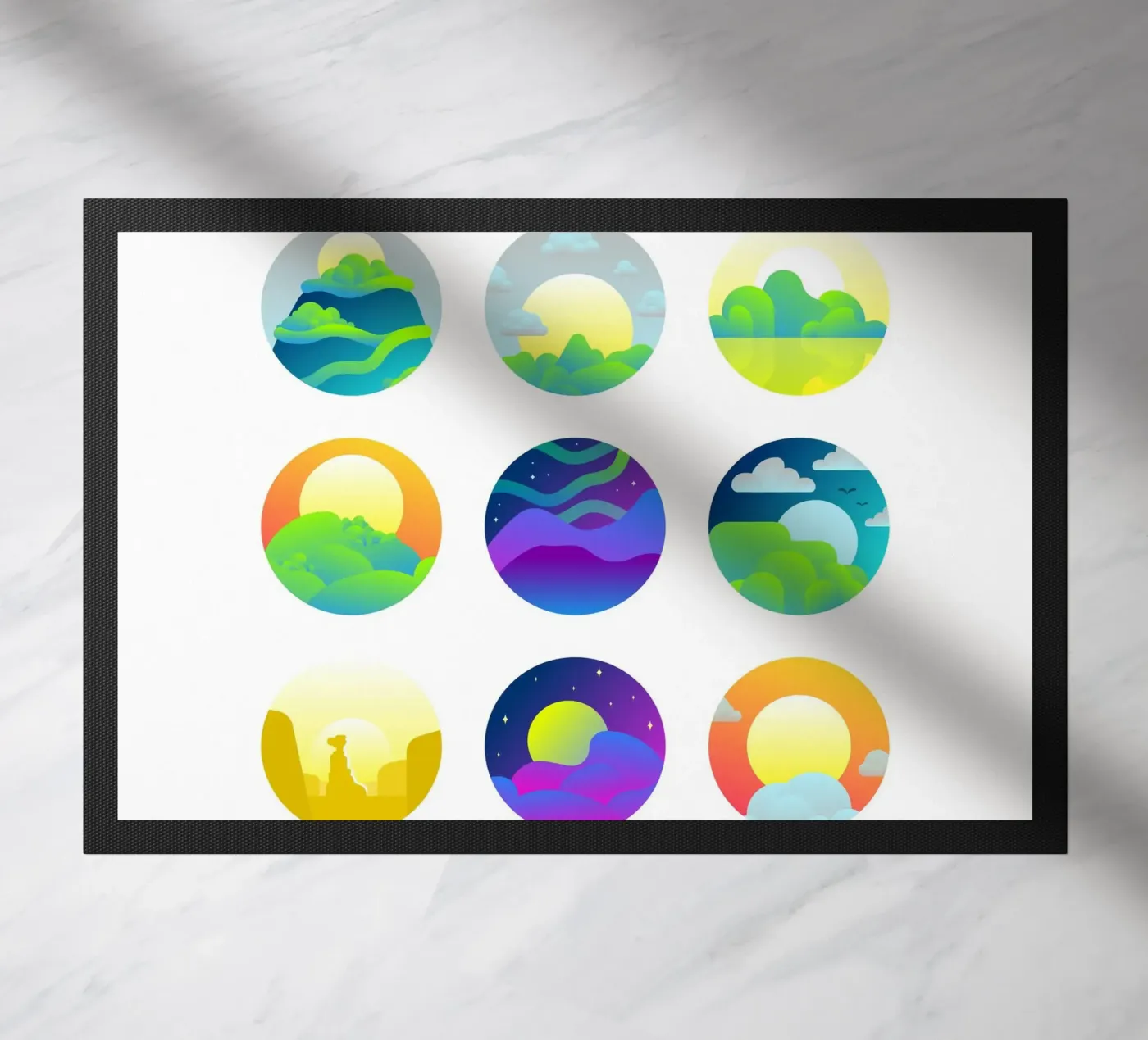 wolken natuur deurmat van Earthly Visions