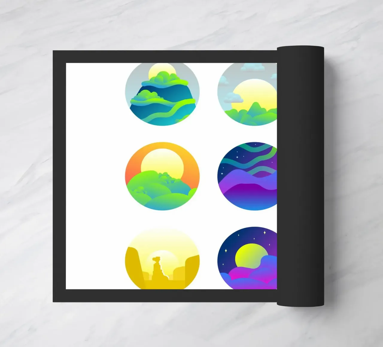 clouds nature doormat by Earthly Visions