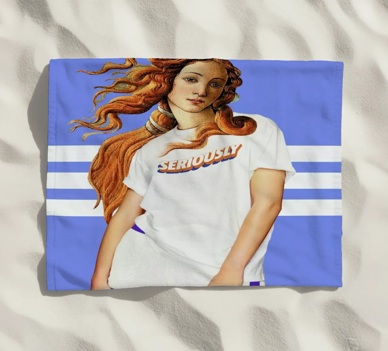 Venus Outfit beach towel by Paste in Place