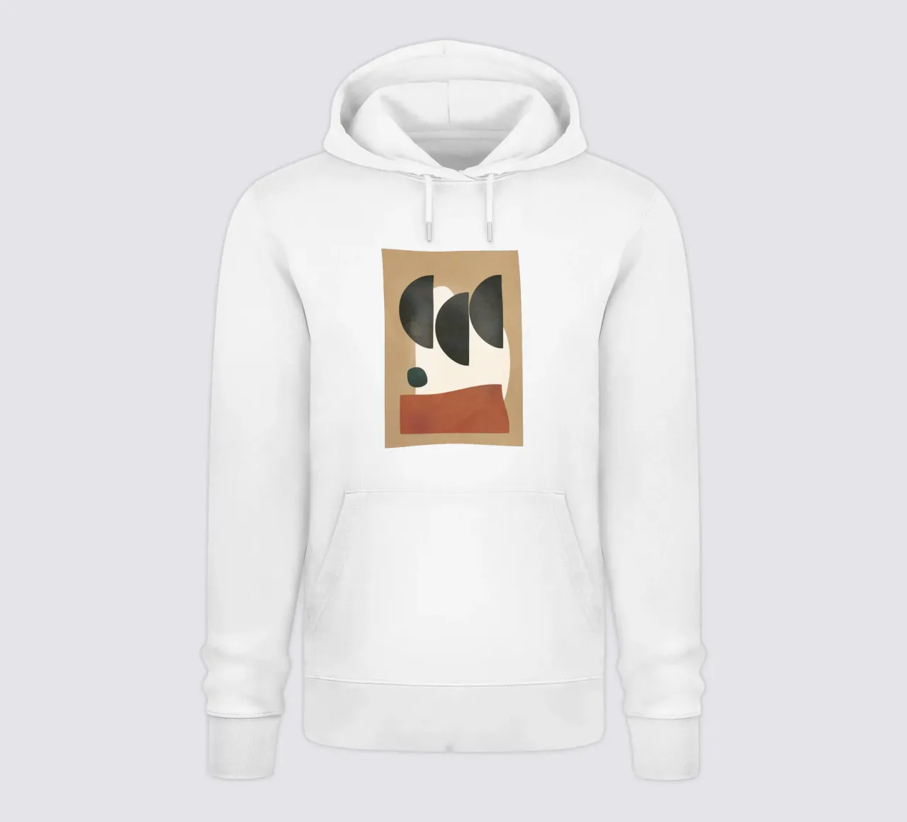 Modern Shapes Design 10 felpa con cappuccio da cityart