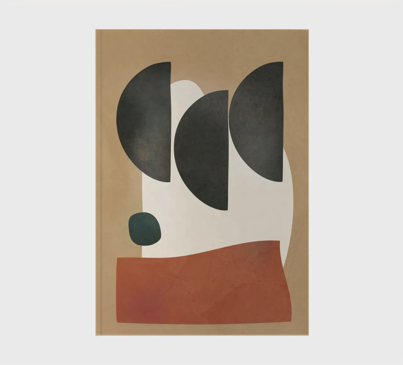 Modern Shapes Design 10 notebook by cityart