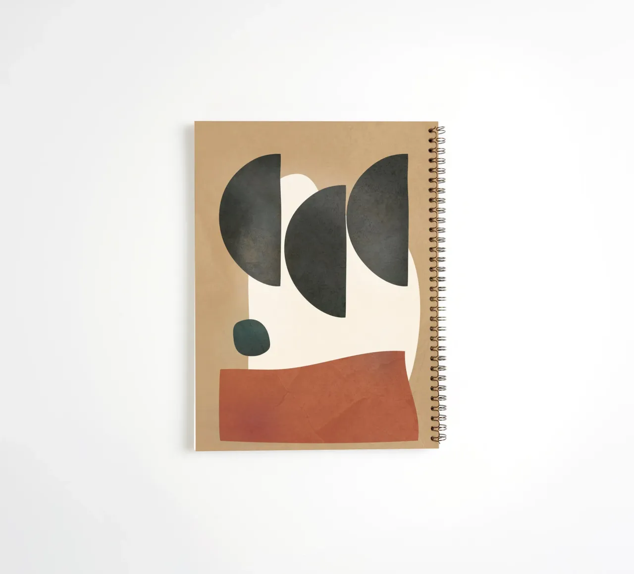 Modern Shapes Design 10 spiral notebook by cityart