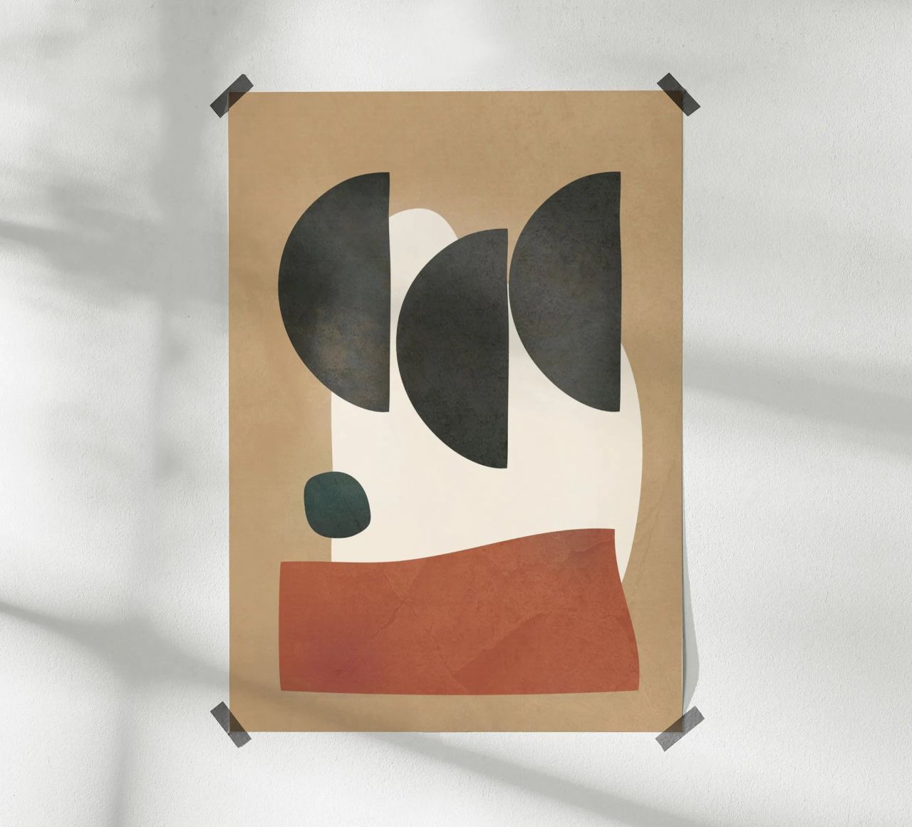 Modern Shapes Design 10 carta hahnemühle da cityart