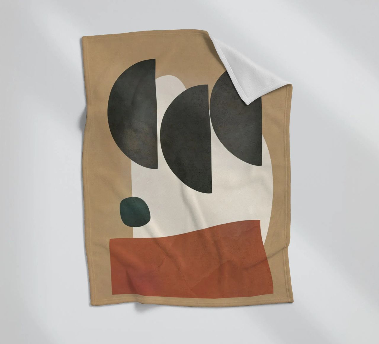 Modern Shapes Design 10 coperta in pile da cityart