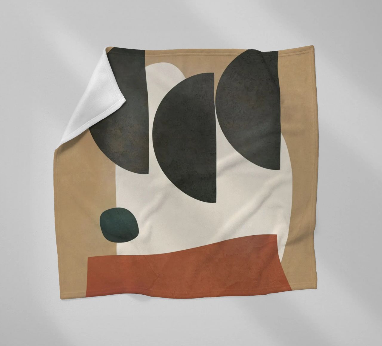 Modern Shapes Design 10 coperta in pile da cityart