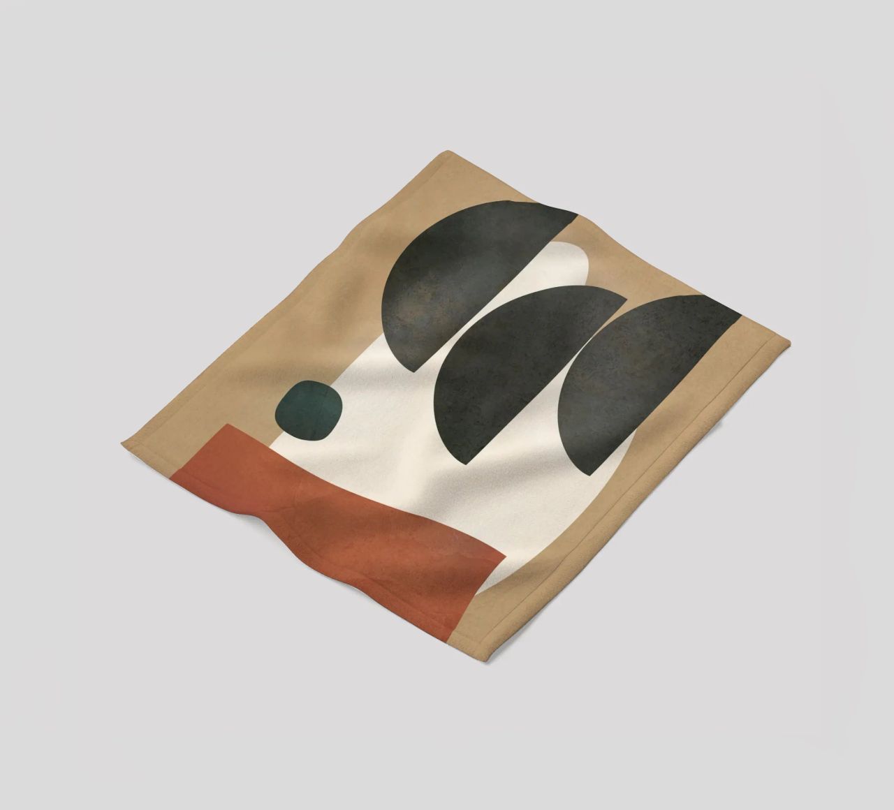 Modern Shapes Design 10 coperta in pile da cityart