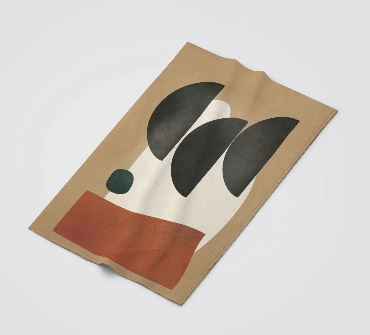Modern Shapes Design 10 coperta in pile da cityart