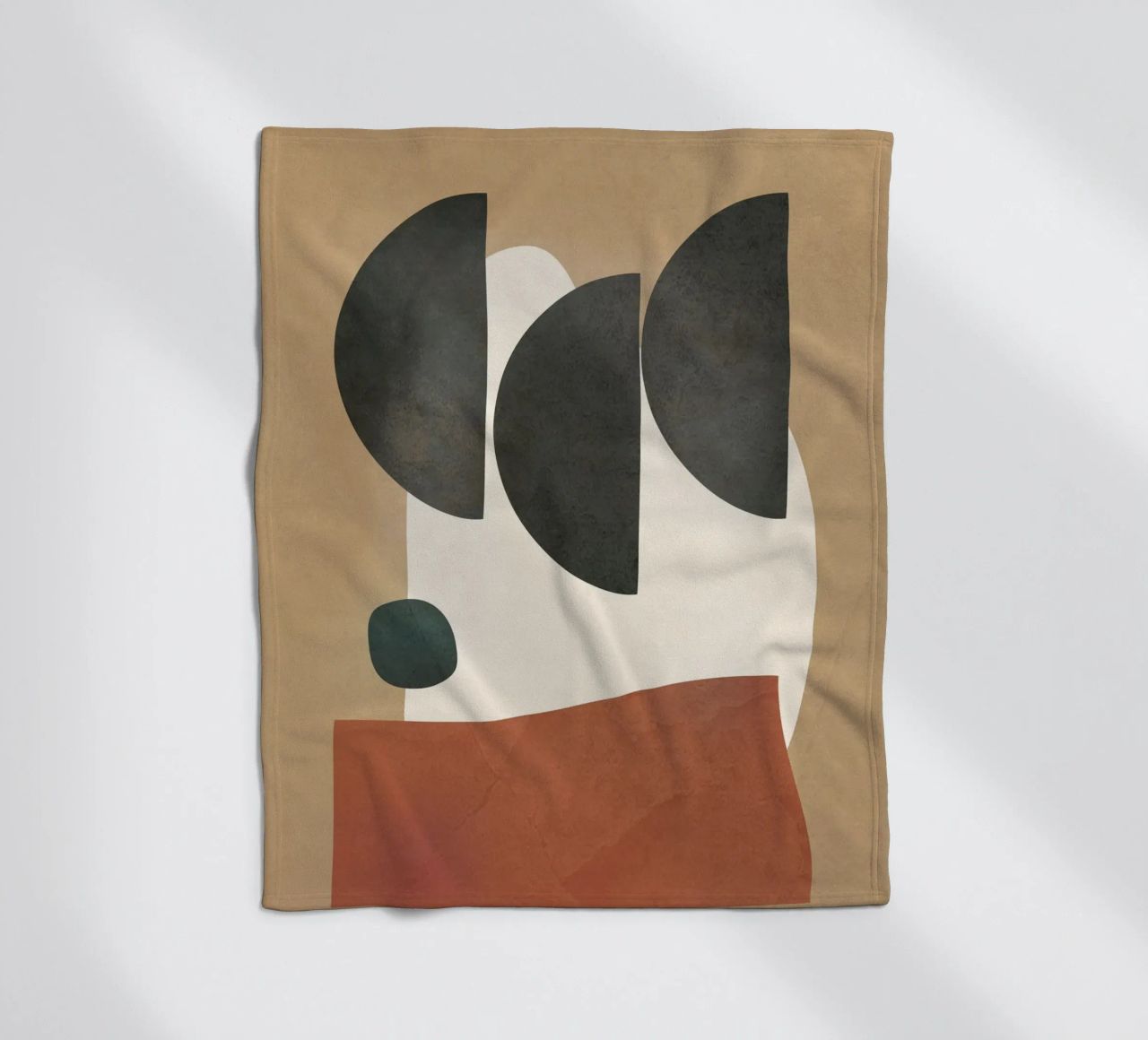 Modern Shapes Design 10 coperta in pile da cityart