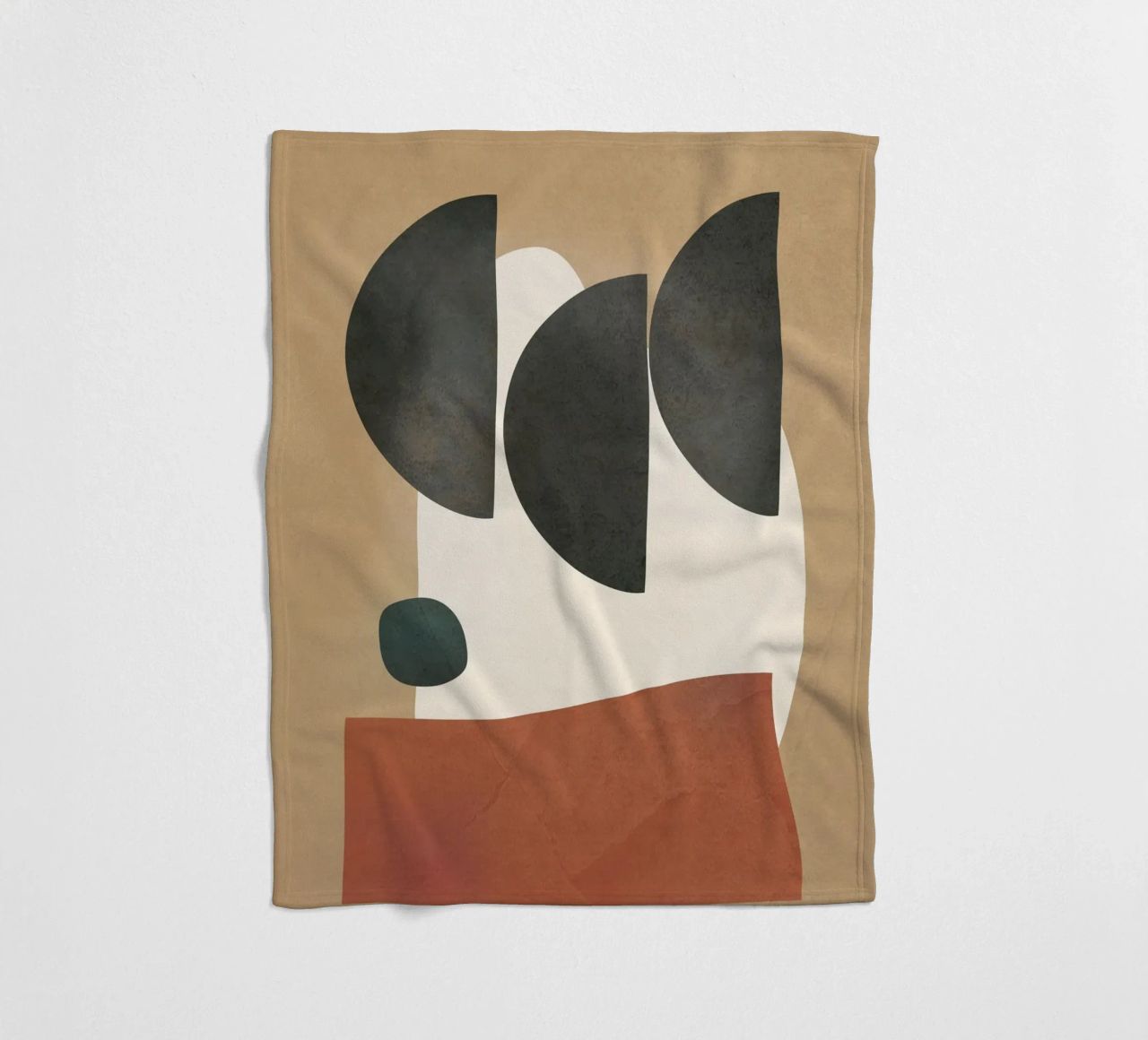 Modern Shapes Design 10 coperta in pile da cityart