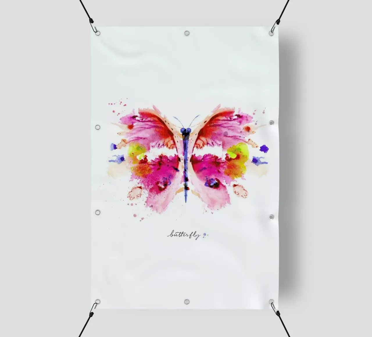 Ink Butterfly II telo in pvc da Flora & Fauna