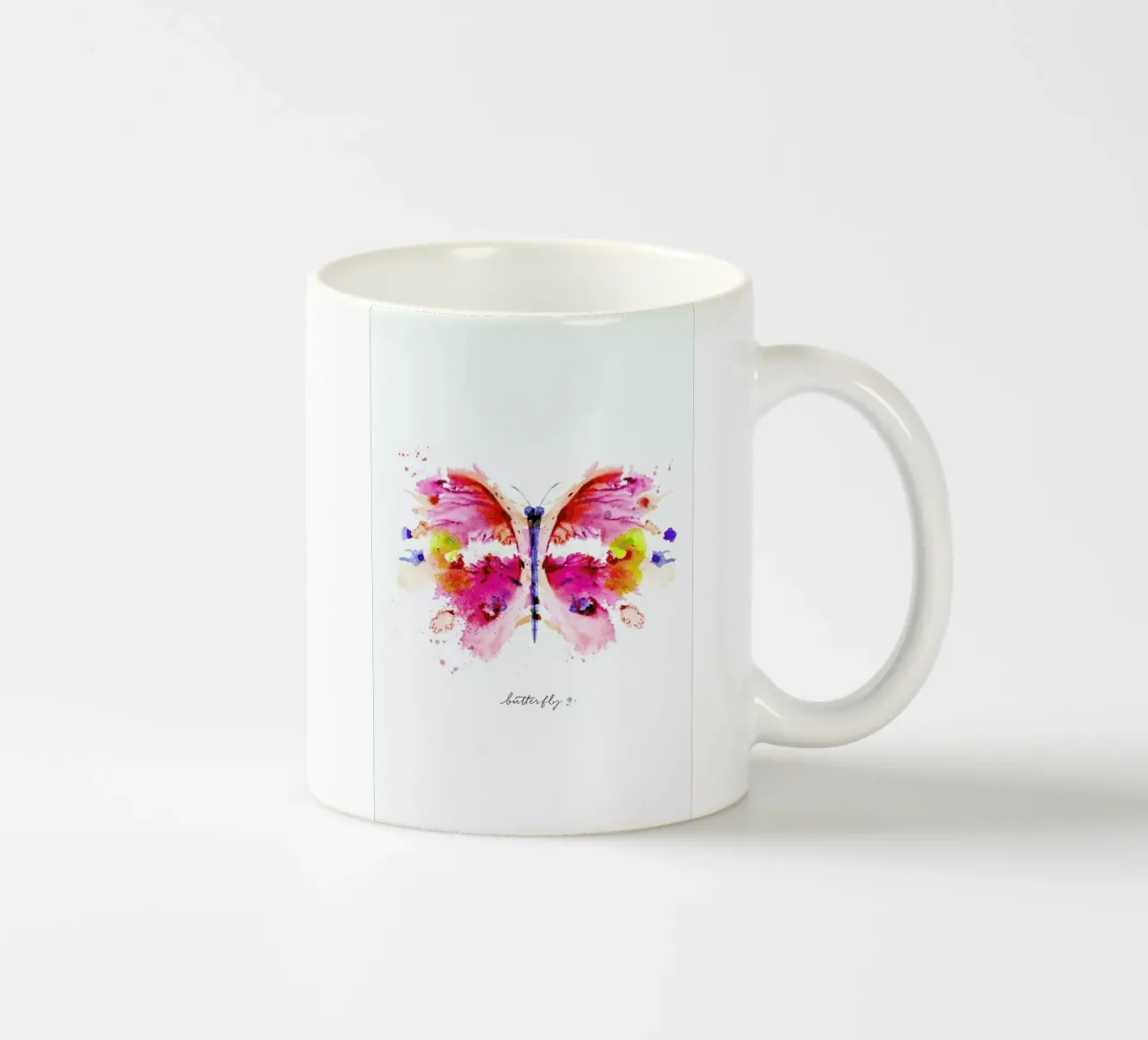 Ink Butterfly II tazza in ceramica da Flora & Fauna