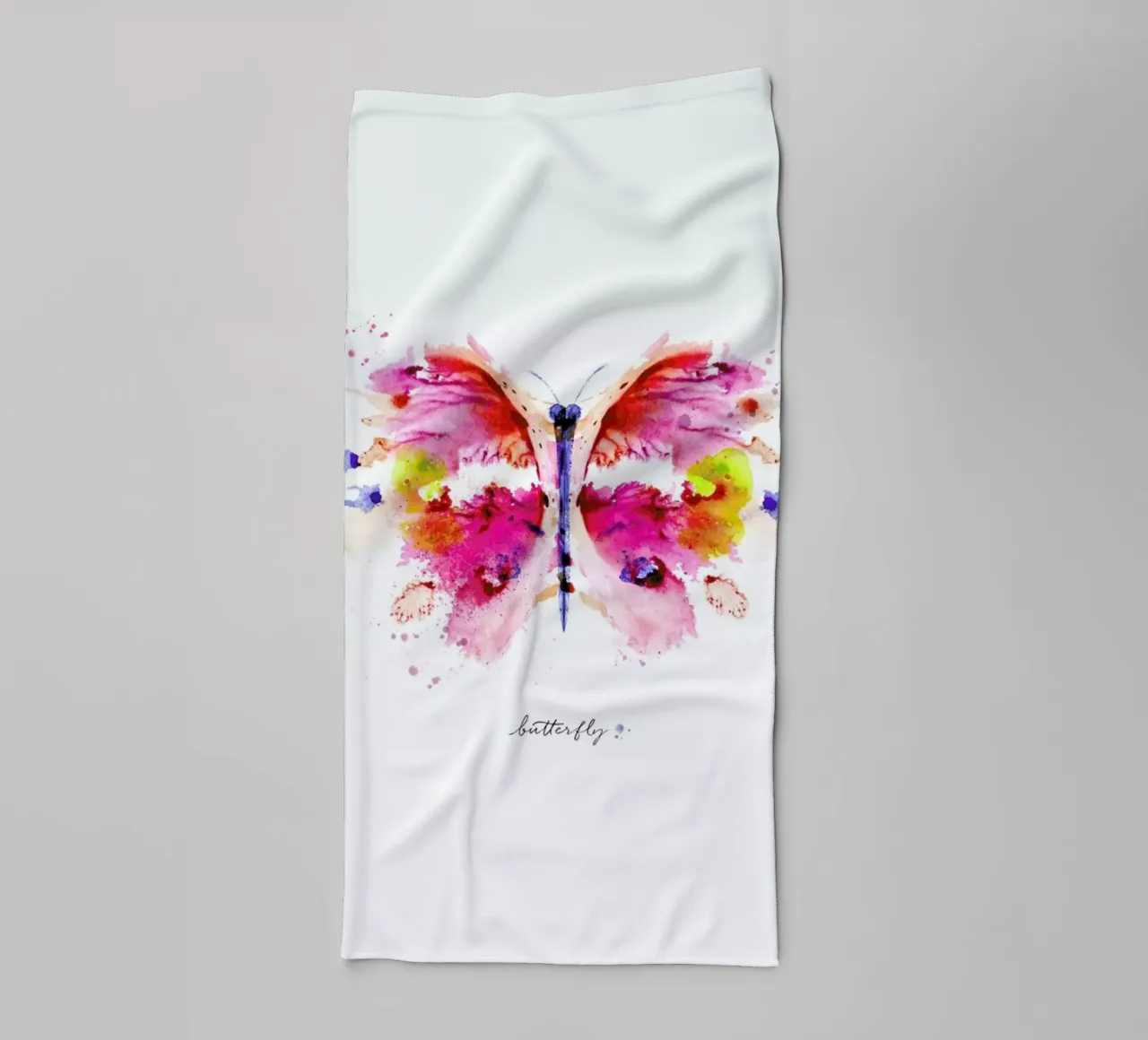 Ink Butterfly II asciugamano da bagno da Flora & Fauna
