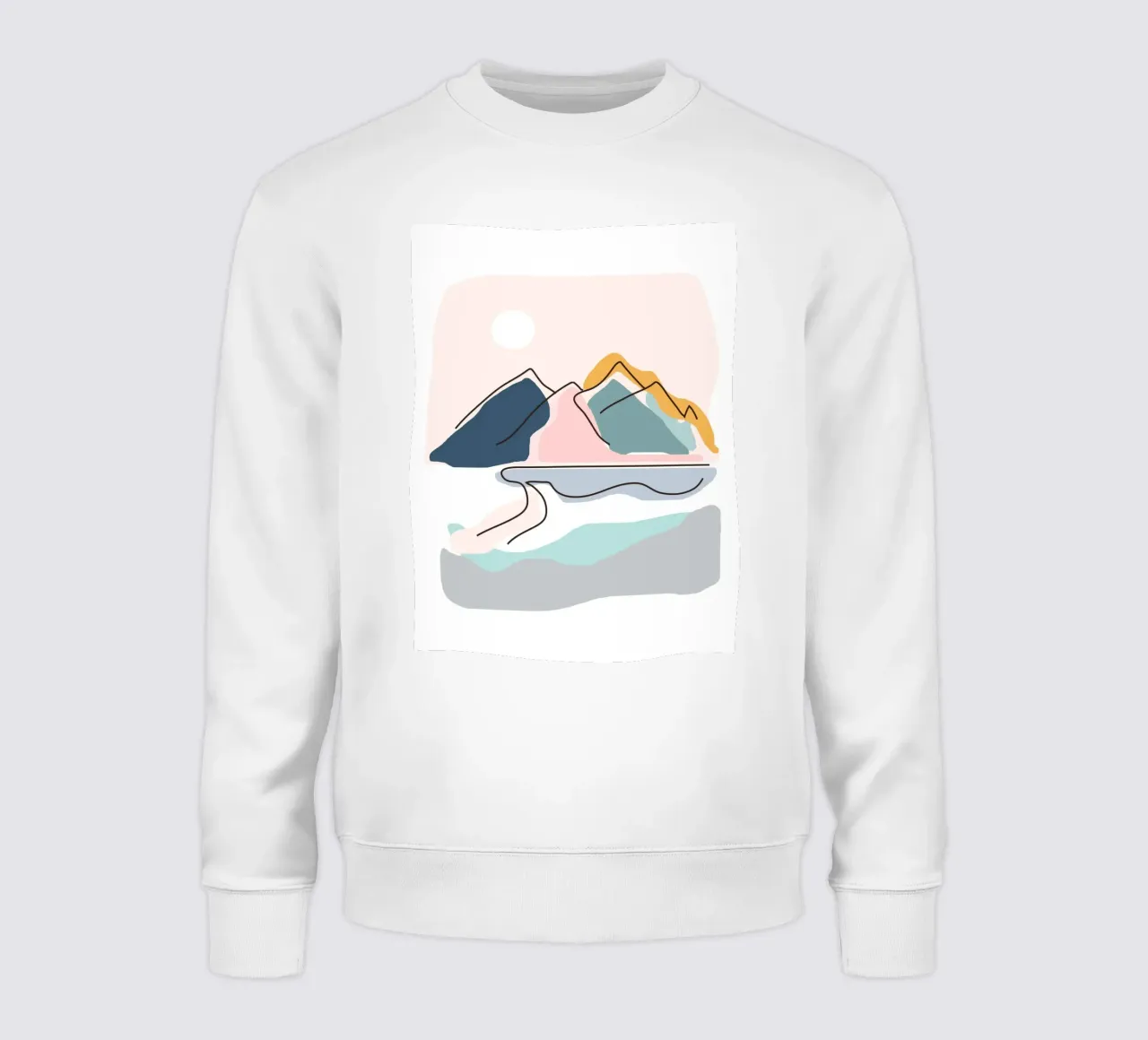 Minimalistic Landscape felpa da Nadjaa