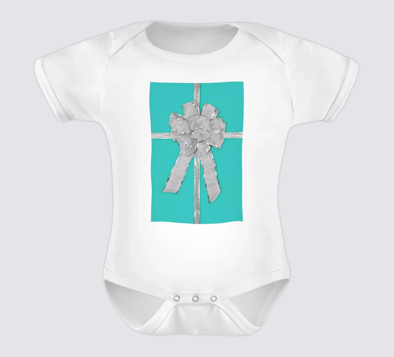 Do Not Open Till Christmas body neonato maniche corte da Juj Winn
