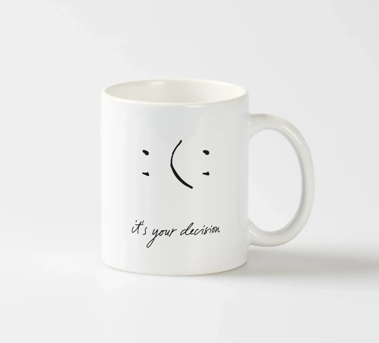 La decisione è vostra tazza in ceramica da QuooodZ by MooodzArt