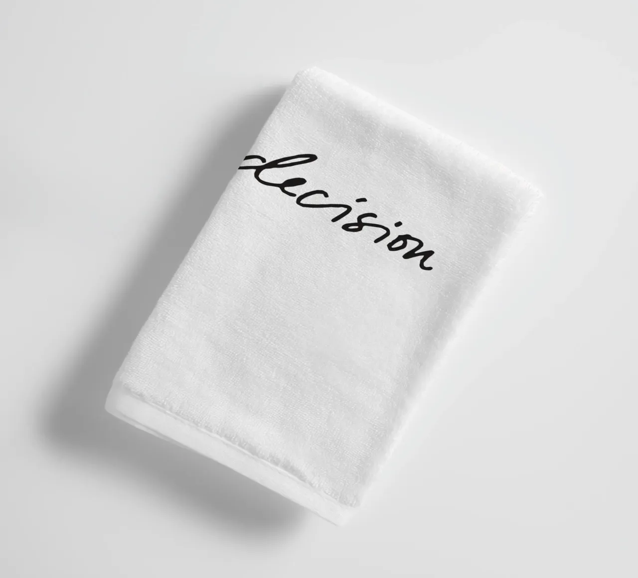 It’s Your Decision towel by QuooodZ by MooodzArt