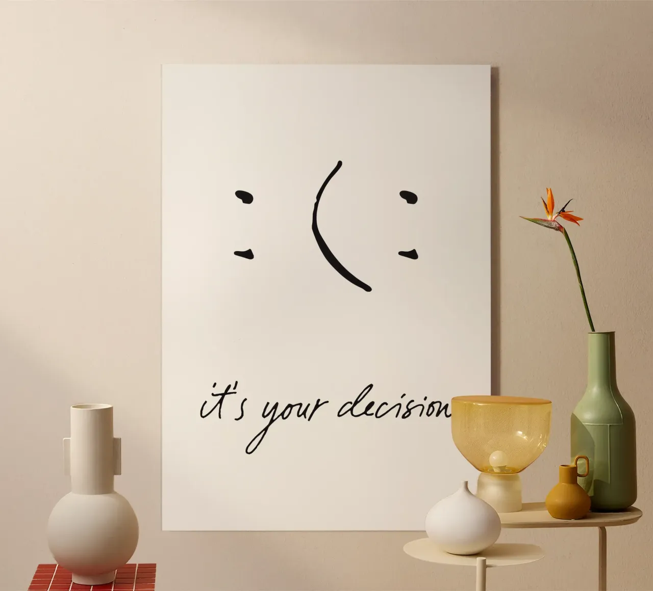 La decisione è vostra plexiglass da QuooodZ by MooodzArt