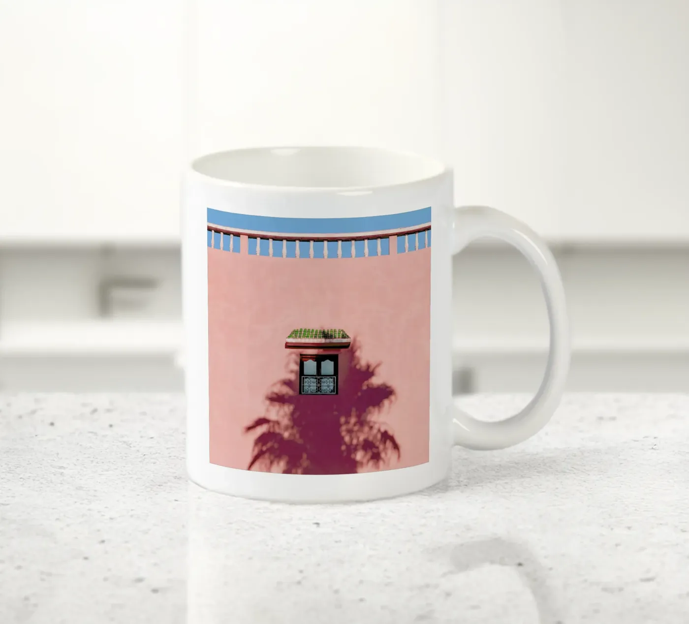 Sunblocker ceramic mug by Rupert Höller
