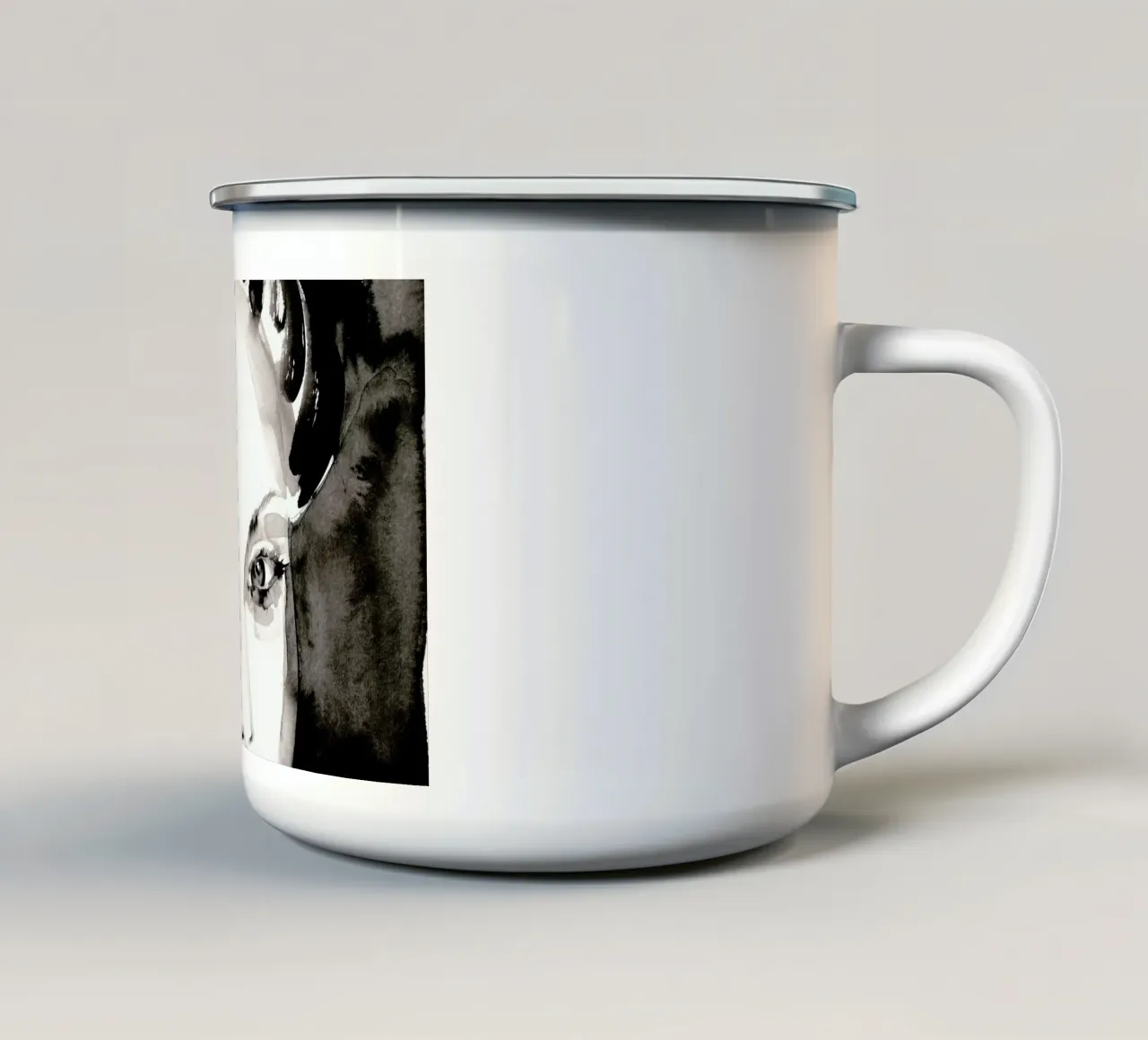 The Teaser Campaign tazza in smalto da Victoria Verbaan