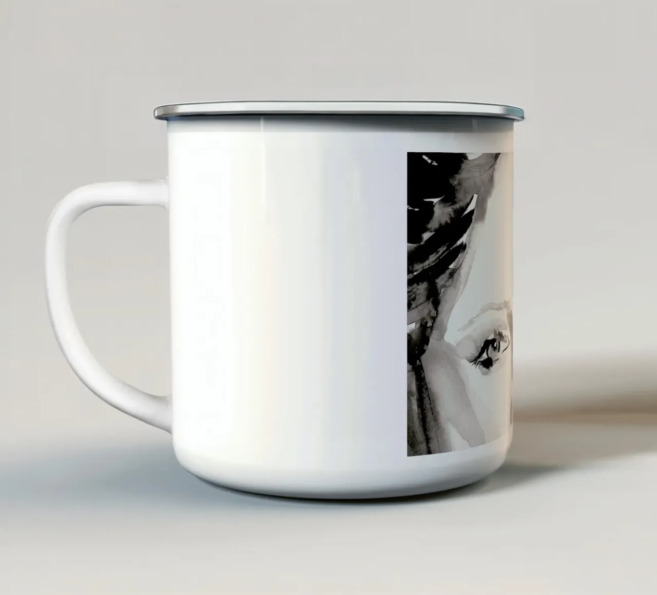 The Teaser Campaign tazza in smalto da Victoria Verbaan
