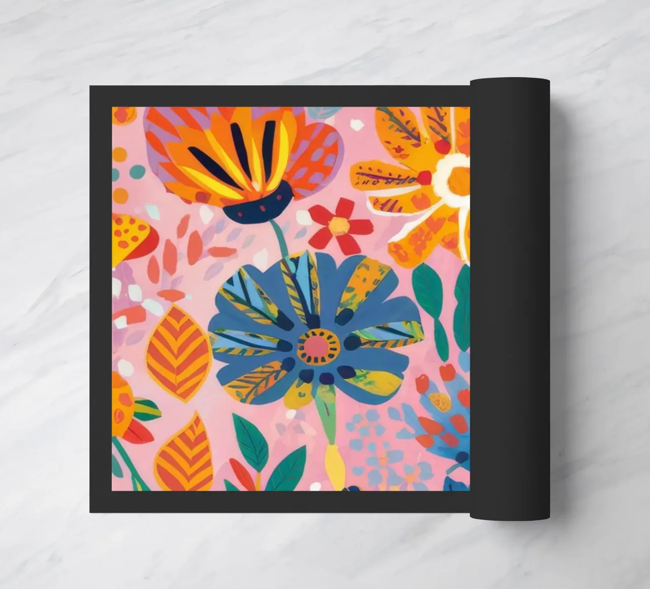 Garden Bloom Repeat doormat by Arcane Shade