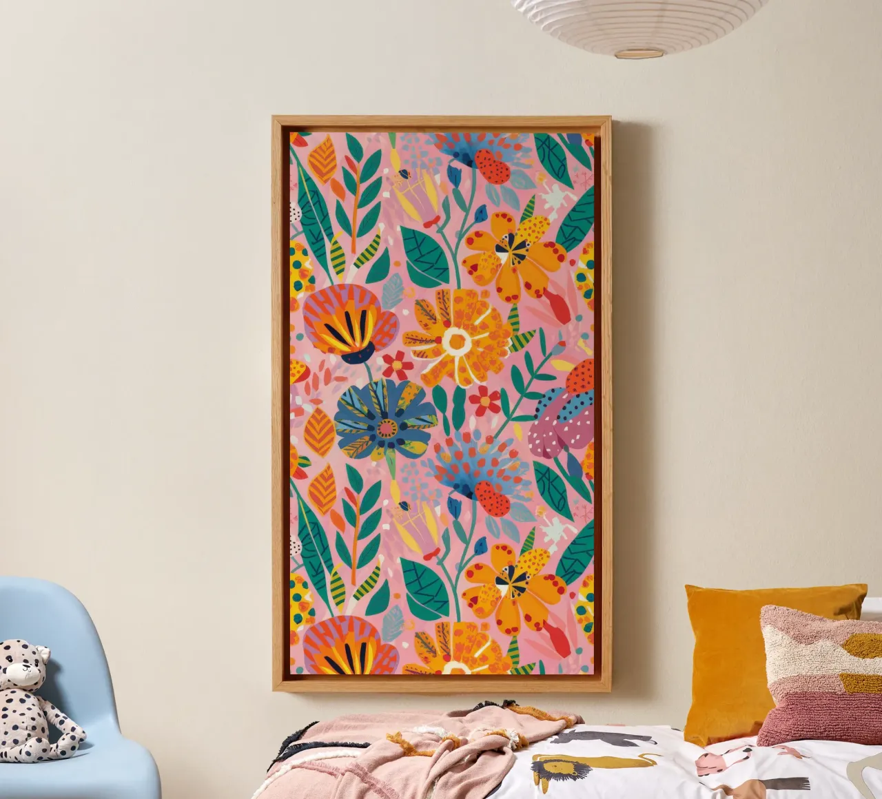 Garden Bloom Repeat canvas by Arcane Shade