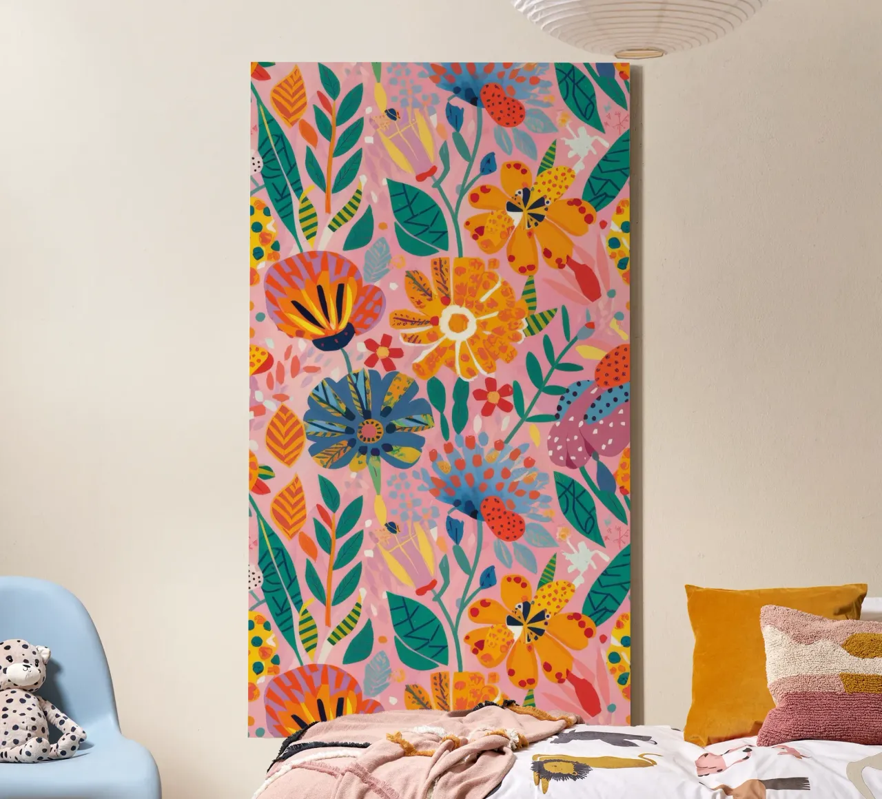 Garden Bloom Repeat canvas by Arcane Shade
