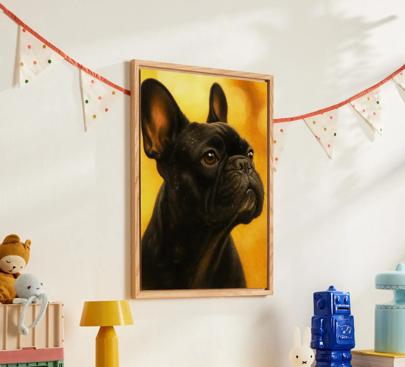 Hondengezicht acryl van kukupuu