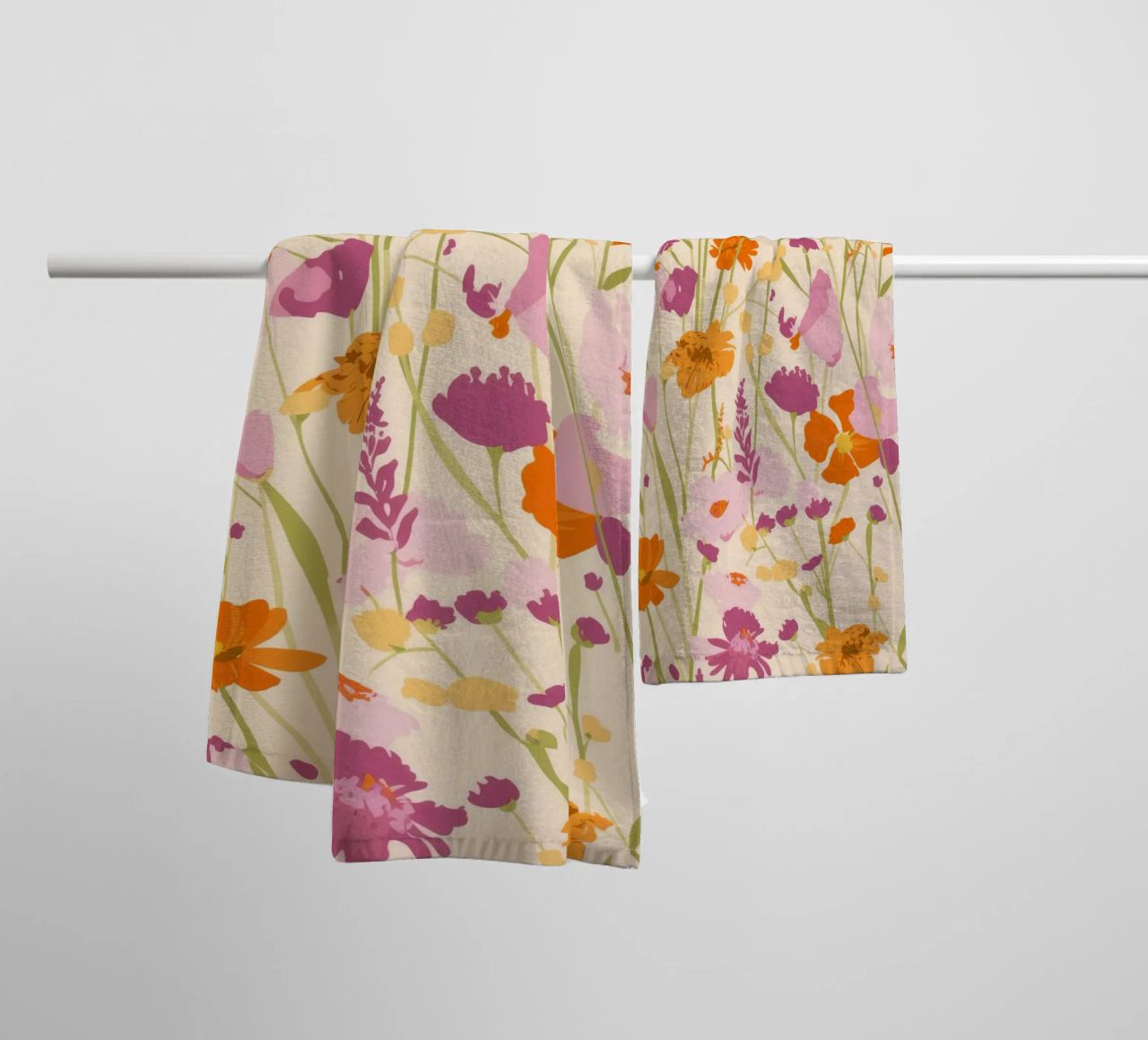 Zachte weide schemering badhanddoek van Arcane Shade