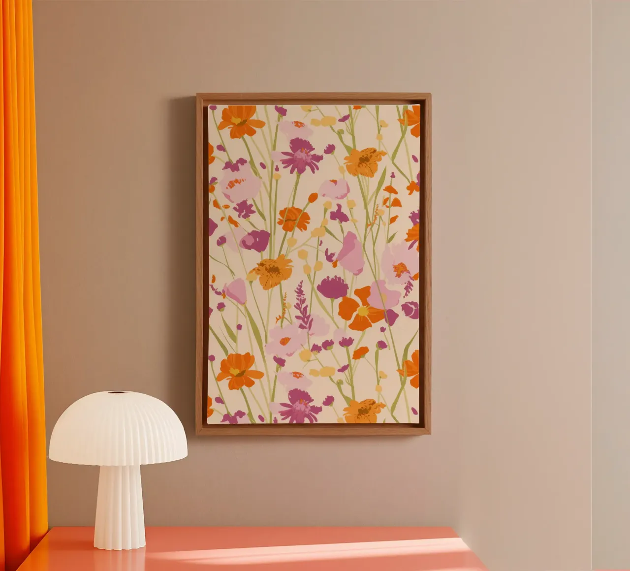Soft Meadow Dusk canvas by Arcane Shade