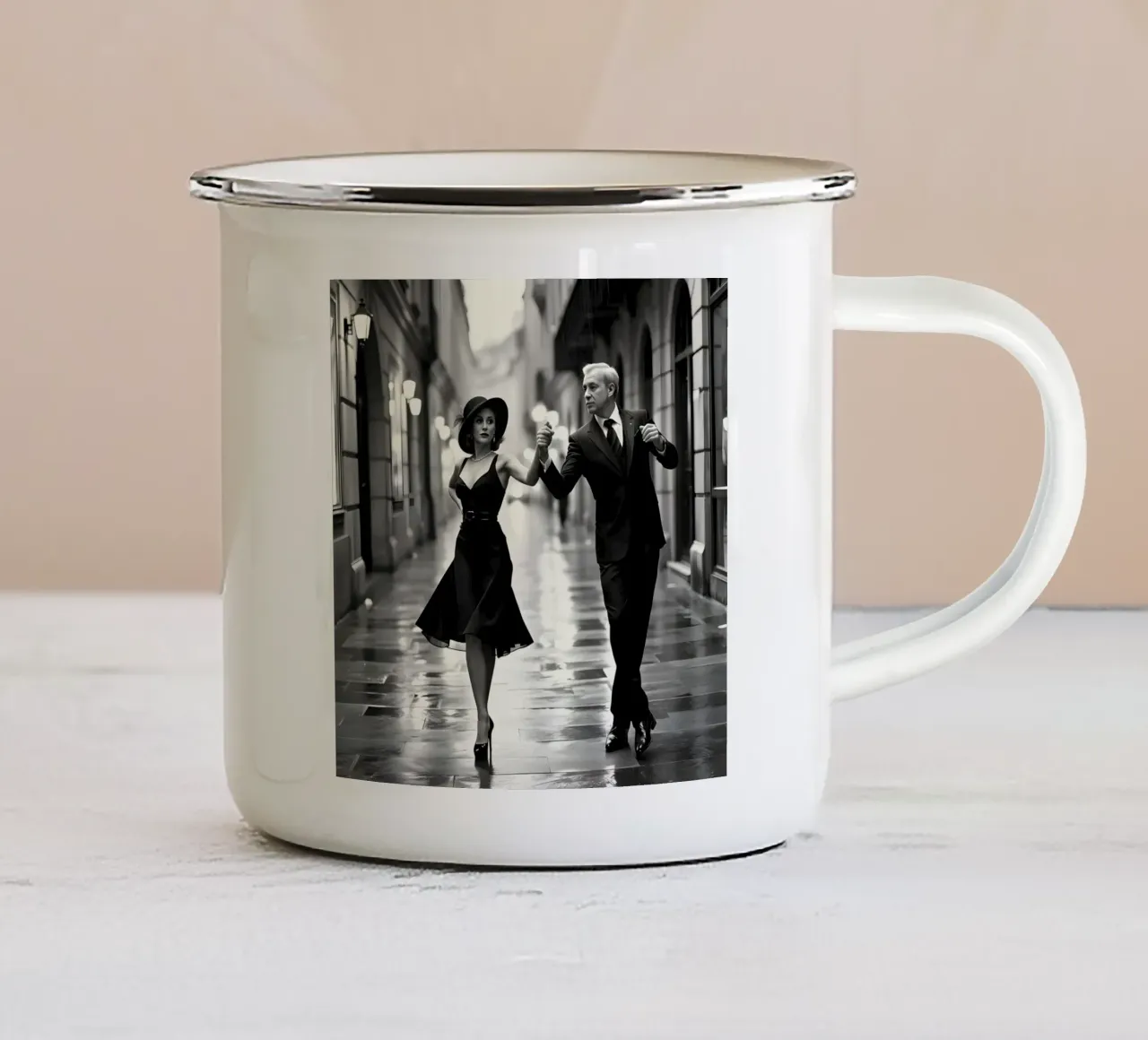 Ballerini di strada tazza in smalto da Anita's Dream