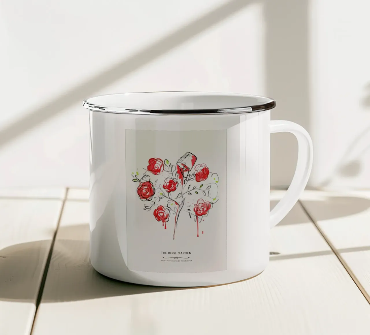 The Queen's Garden tazza in smalto da Little Flourishes