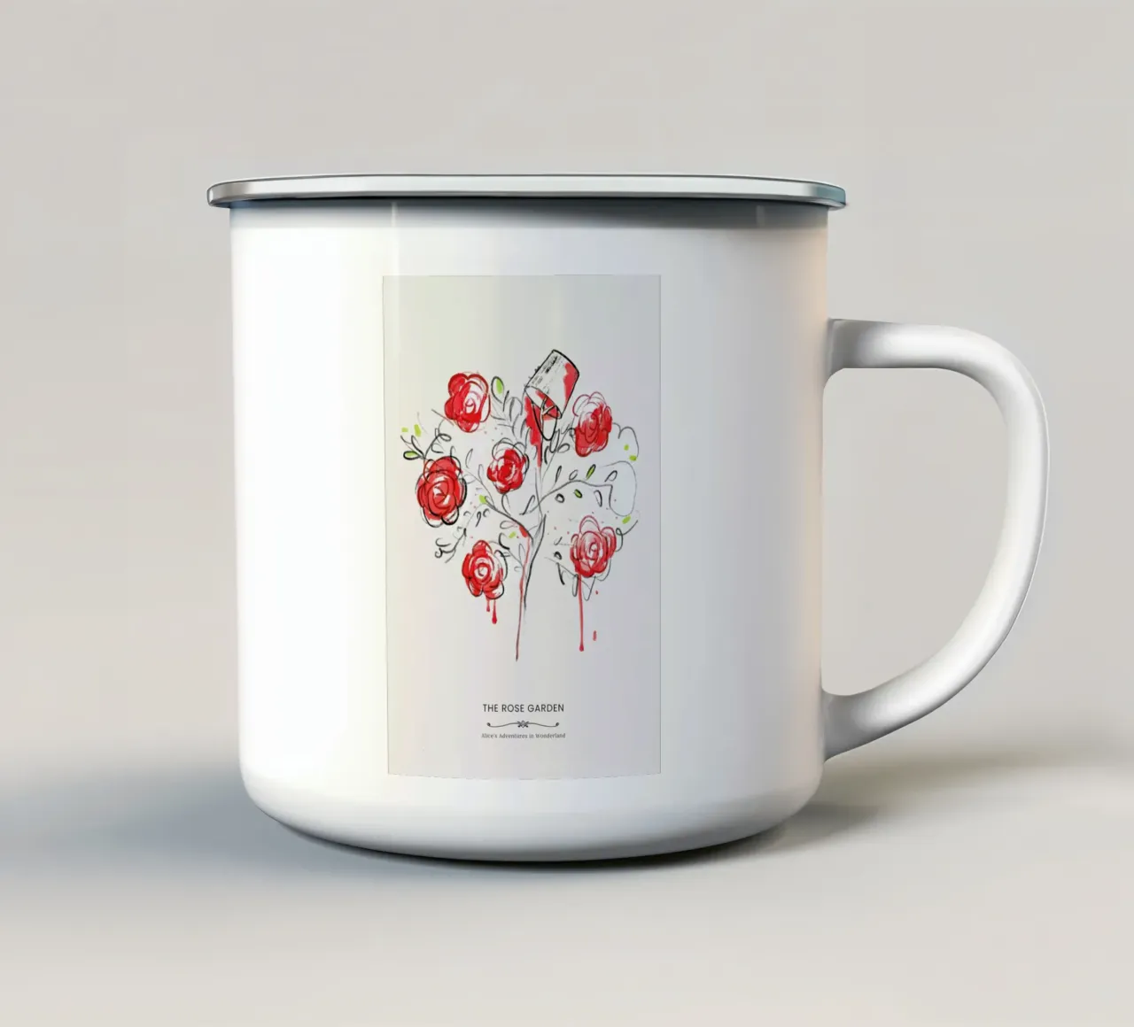 The Queen's Garden tazza in smalto da Little Flourishes