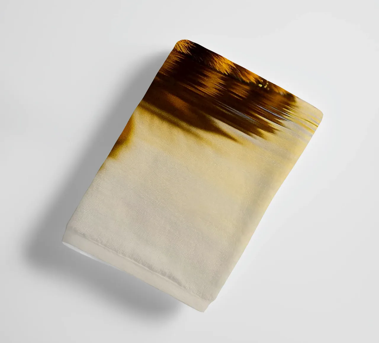 Duck swimming in the lake towel by kukupuu