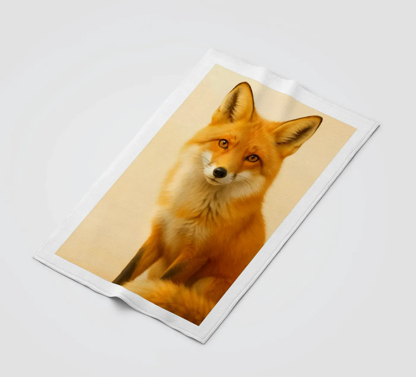 Fuchs-Kunst Fleecedecke von kukupuu