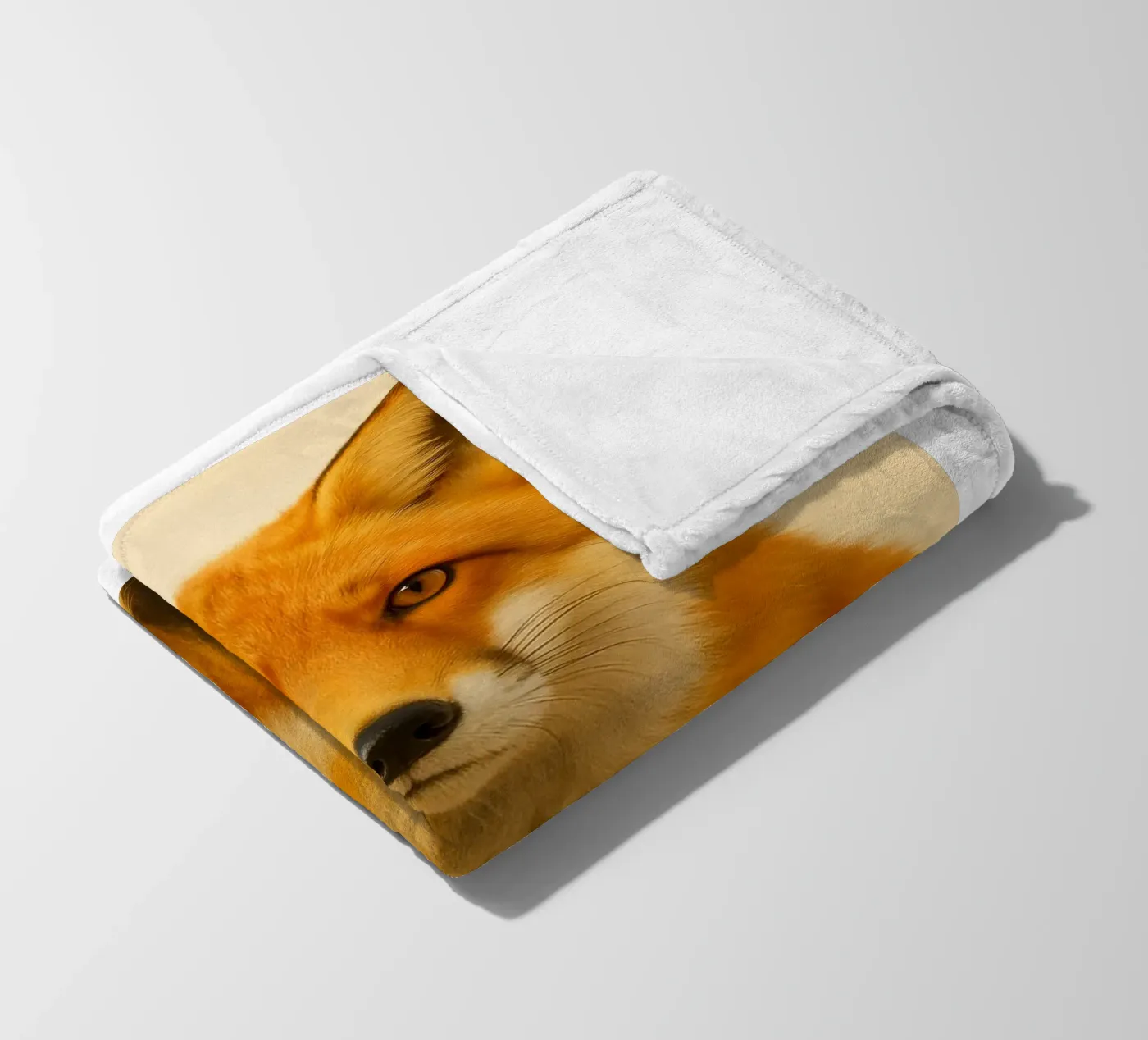 Fuchs-Kunst Fleecedecke von kukupuu
