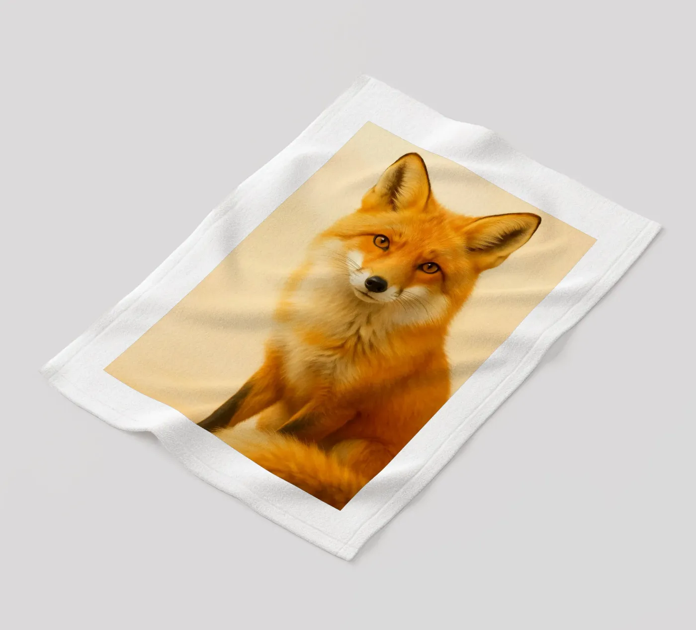 Fuchs-Kunst Fleecedecke von kukupuu