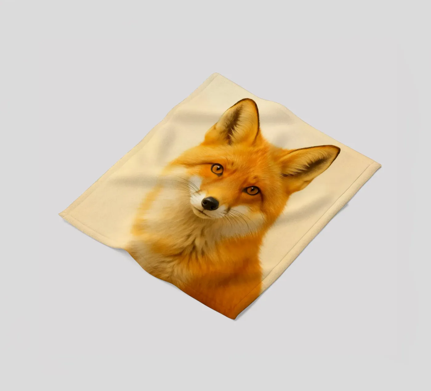 Fuchs-Kunst Fleecedecke von kukupuu