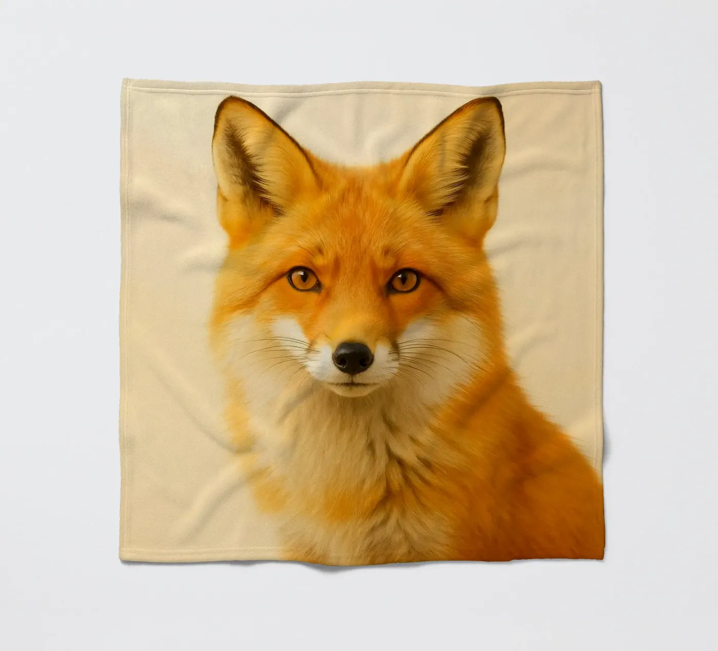 Fuchs-Kunst Fleecedecke von kukupuu