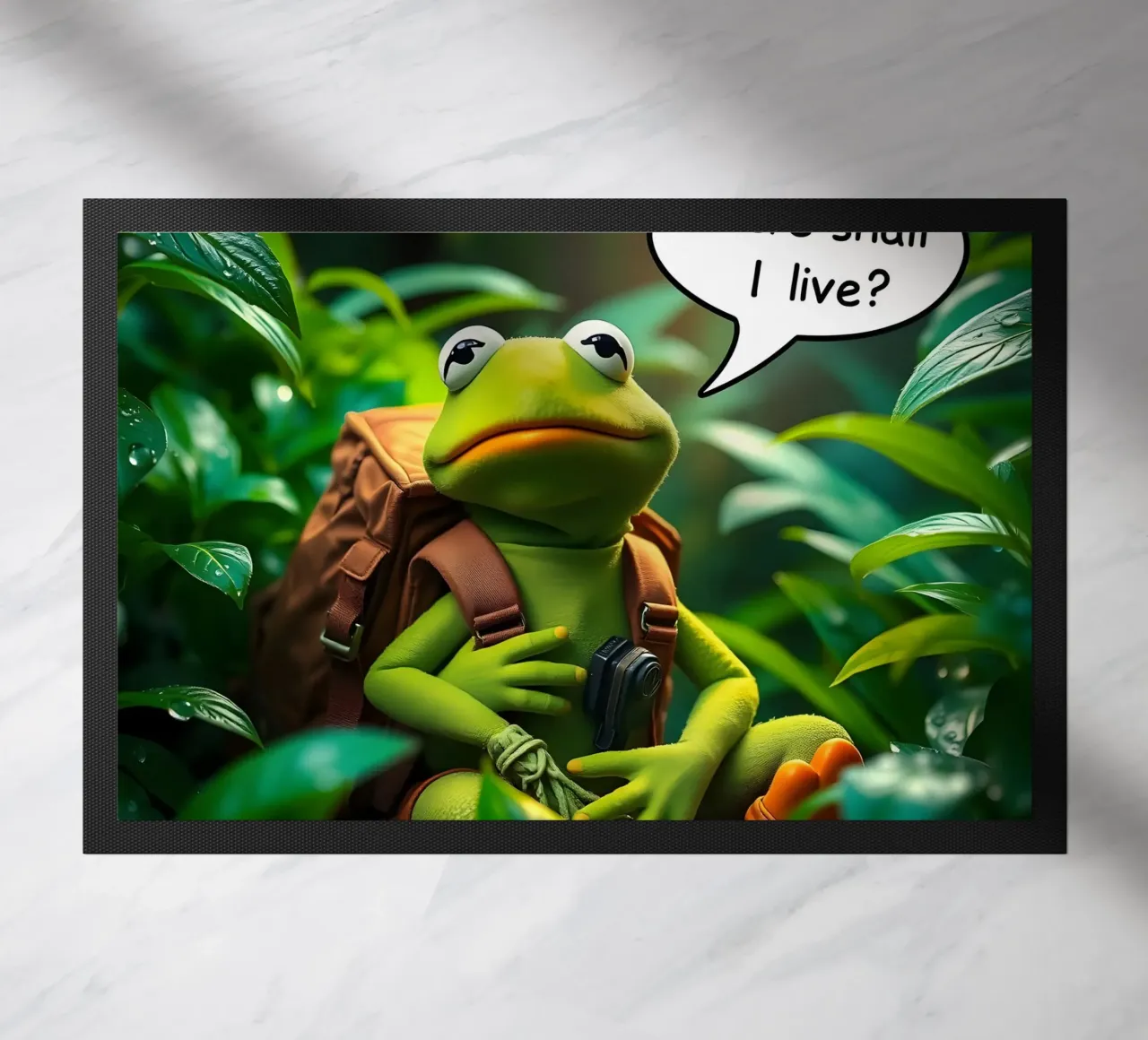 Kermit chiede: "Dove devo vivere?" zerbino da Anita's Dream