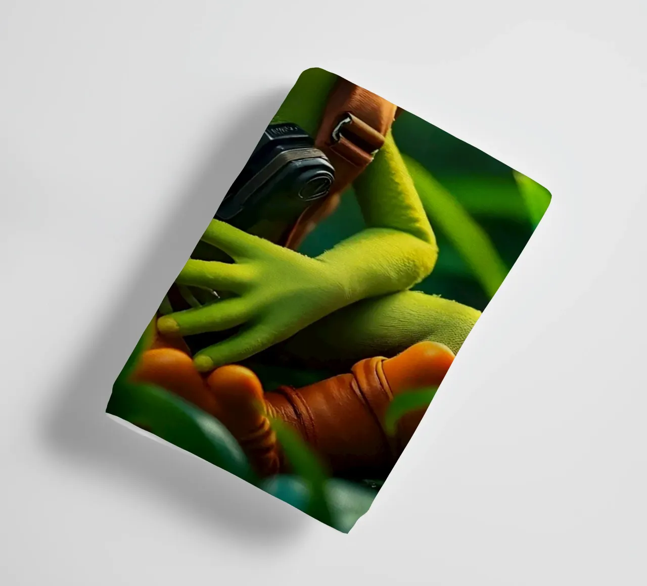 Kermit chiede: "Dove devo vivere?" asciugamano da bagno da Anita's Dream
