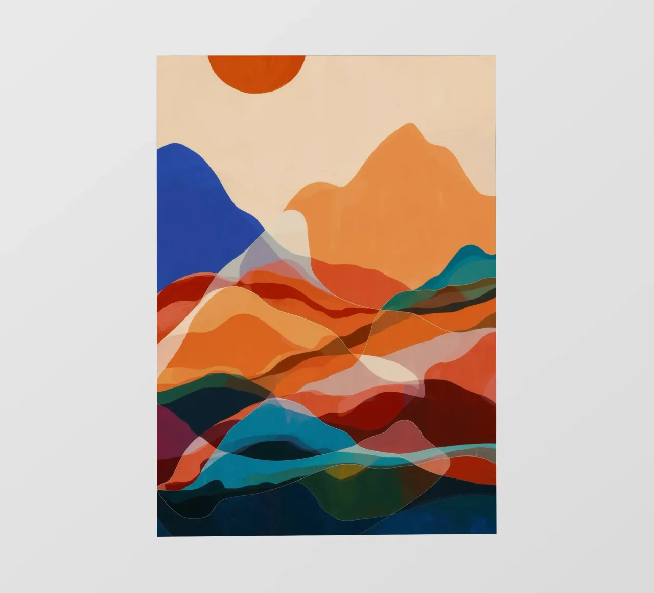 Mountain Echo Sunset photo wallpaper by Arcane Shade